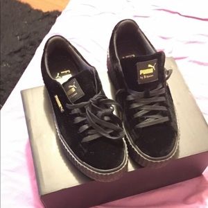 Suede sneakers